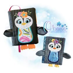 Penguin Notebook Cover Embroidery