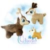 OAD 2409 Standing Deer Stuffie 2000-2 3D Standing Deer Stuffie