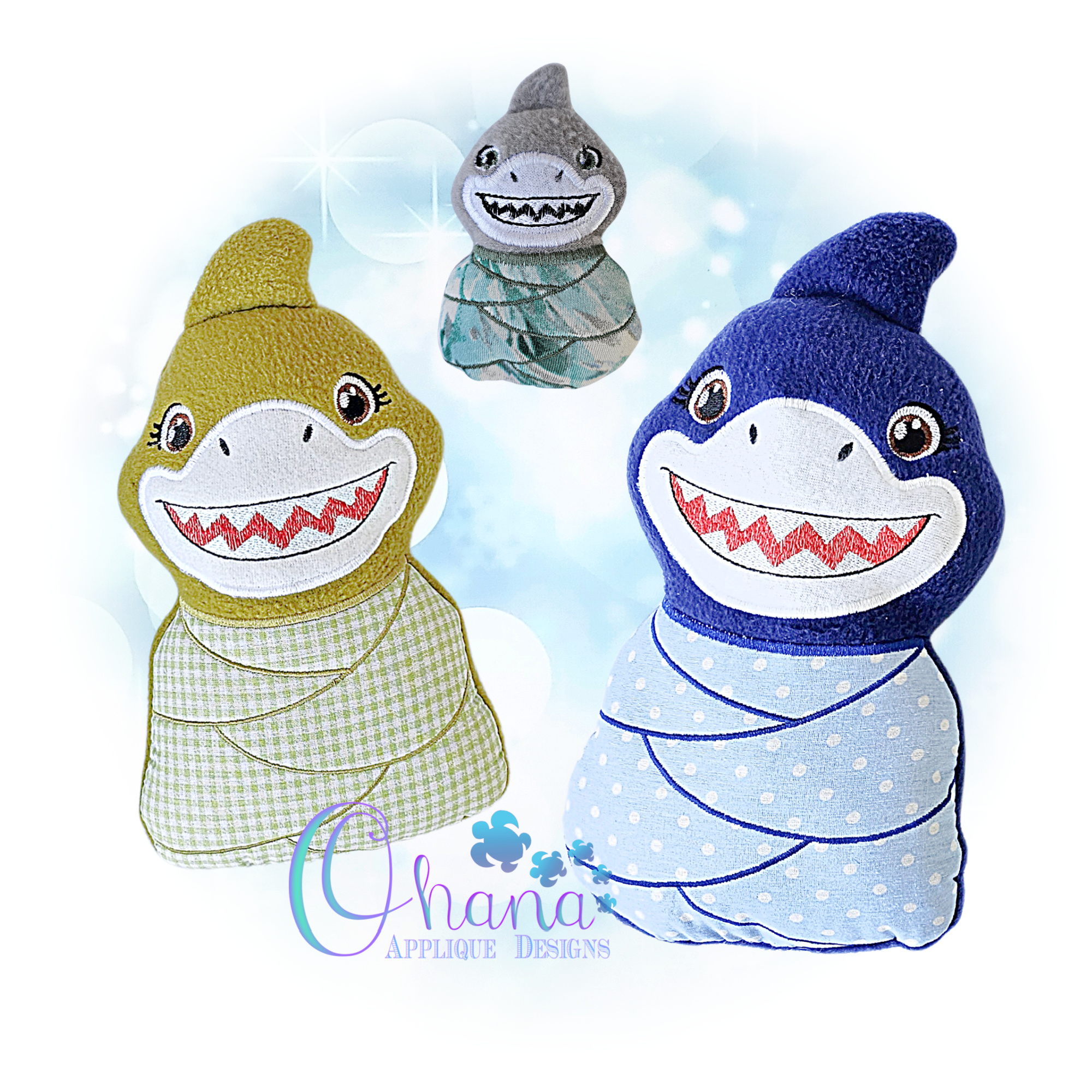 OAD 2409 Swaddle Baby Shark 2000