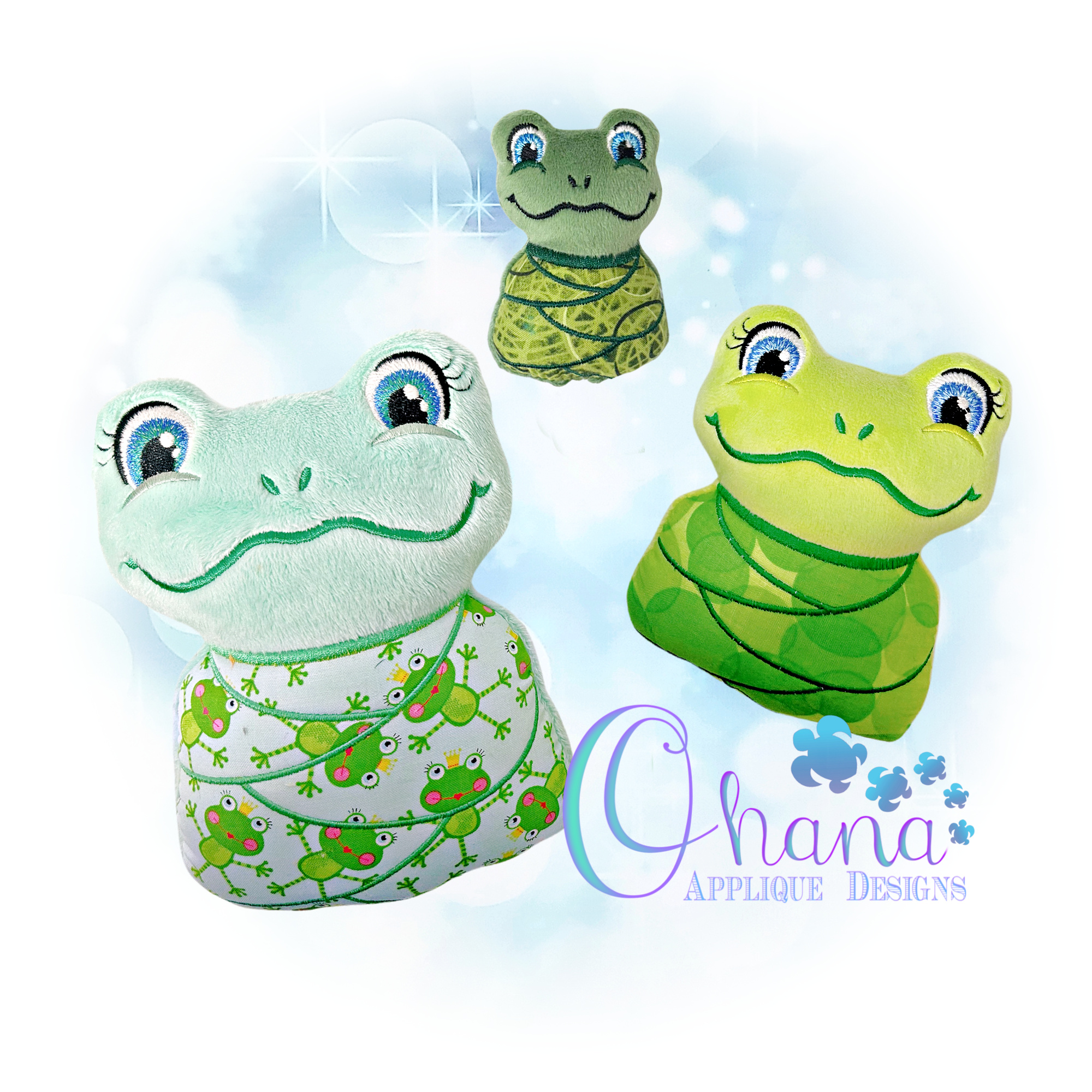 OAD 2409 Swaddle Frog Stuffie 2000