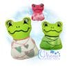 OAD 2409 Swaddle Frog Stuffie 2000-2 OAD 2409 Swaddle Frog Stuffie 2000-2