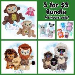 October 1st 2024 - Stuffie Bundle - 5 for $5