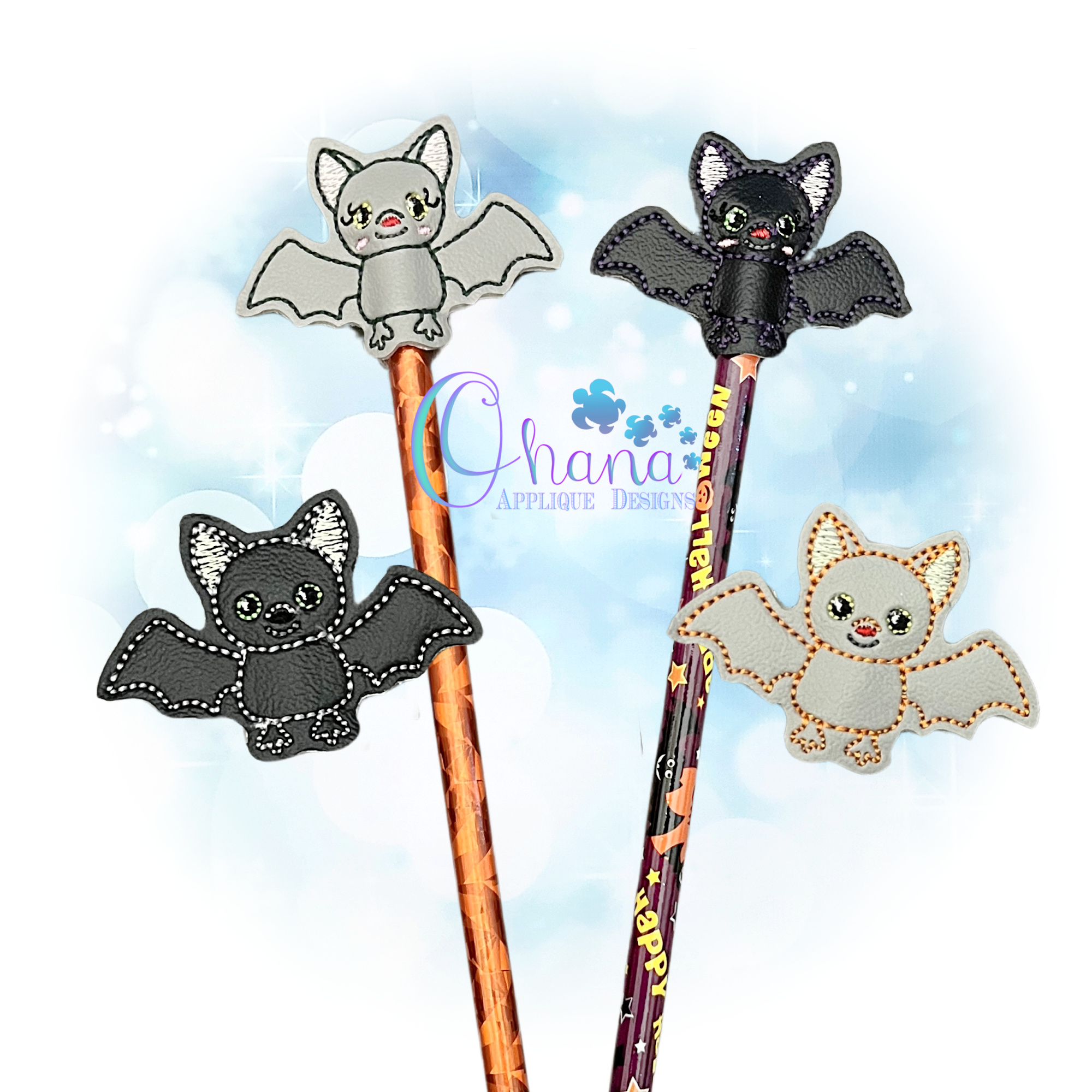 Twilight Bat Pencil Topper