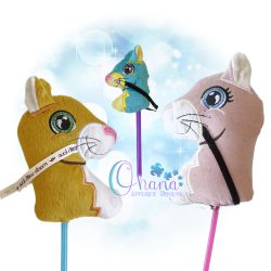 Cat Hobby Horse Stuffie