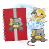 OAD 2410 Cat PHBB 2000 Calico Pen Holder Book