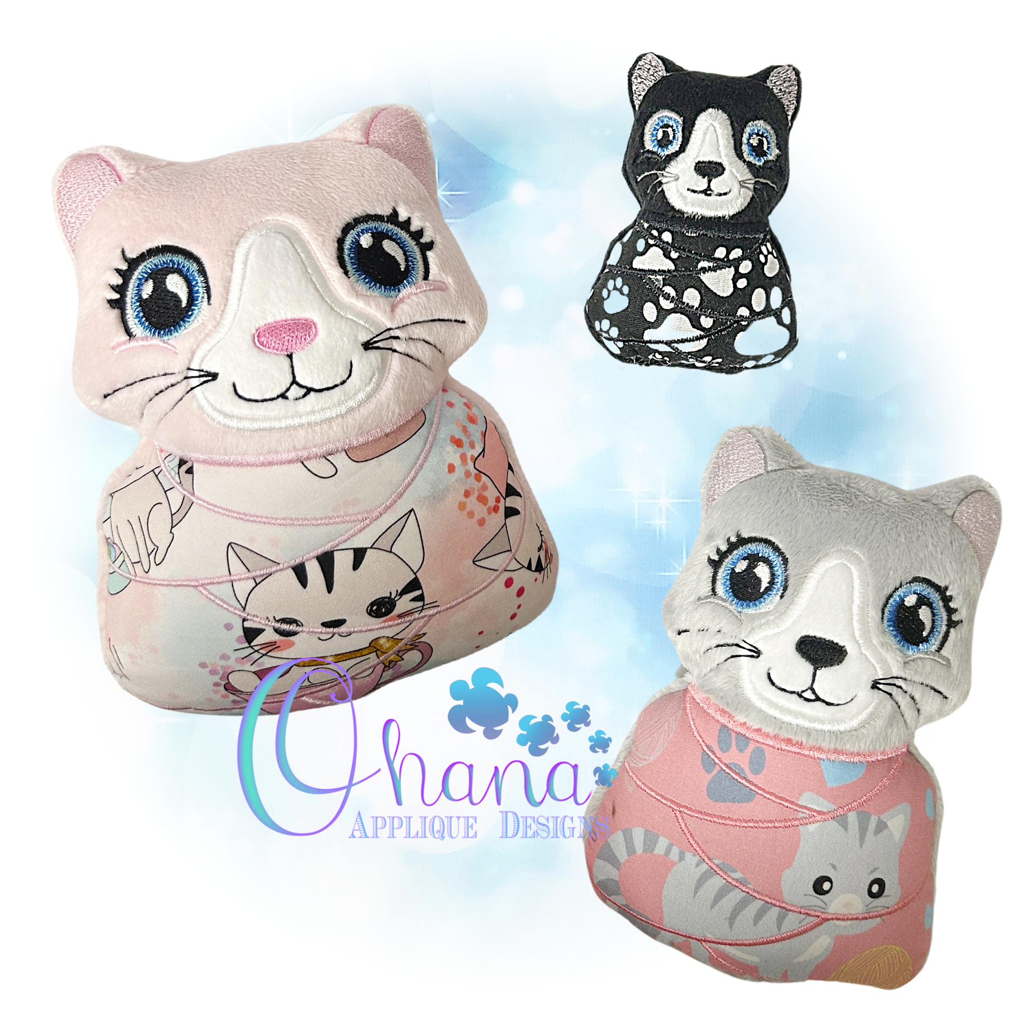 Swaddle Baby Cat Stuffie