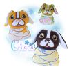 OAD 2410 Swaddle Baby Dog Stuffie 2000 Swaddle Baby Dog Stuffie