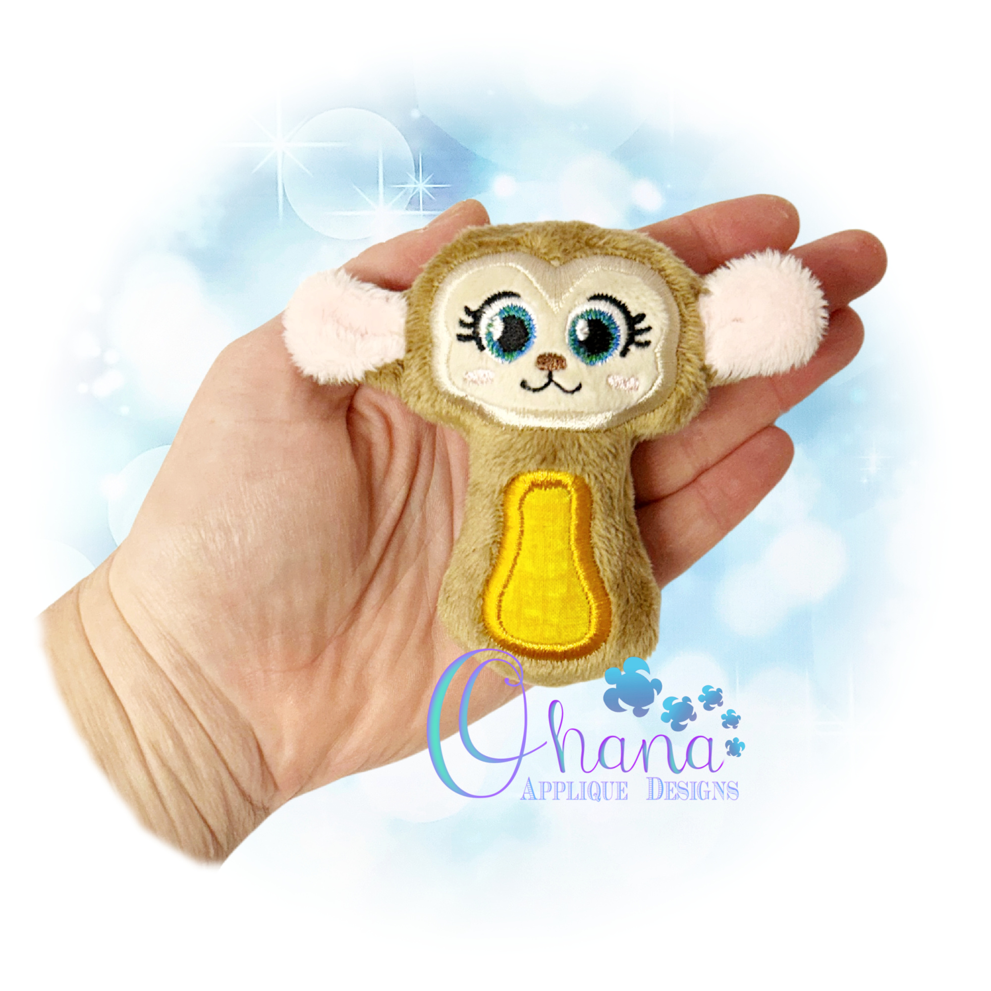 Huggable Monkey Rattle