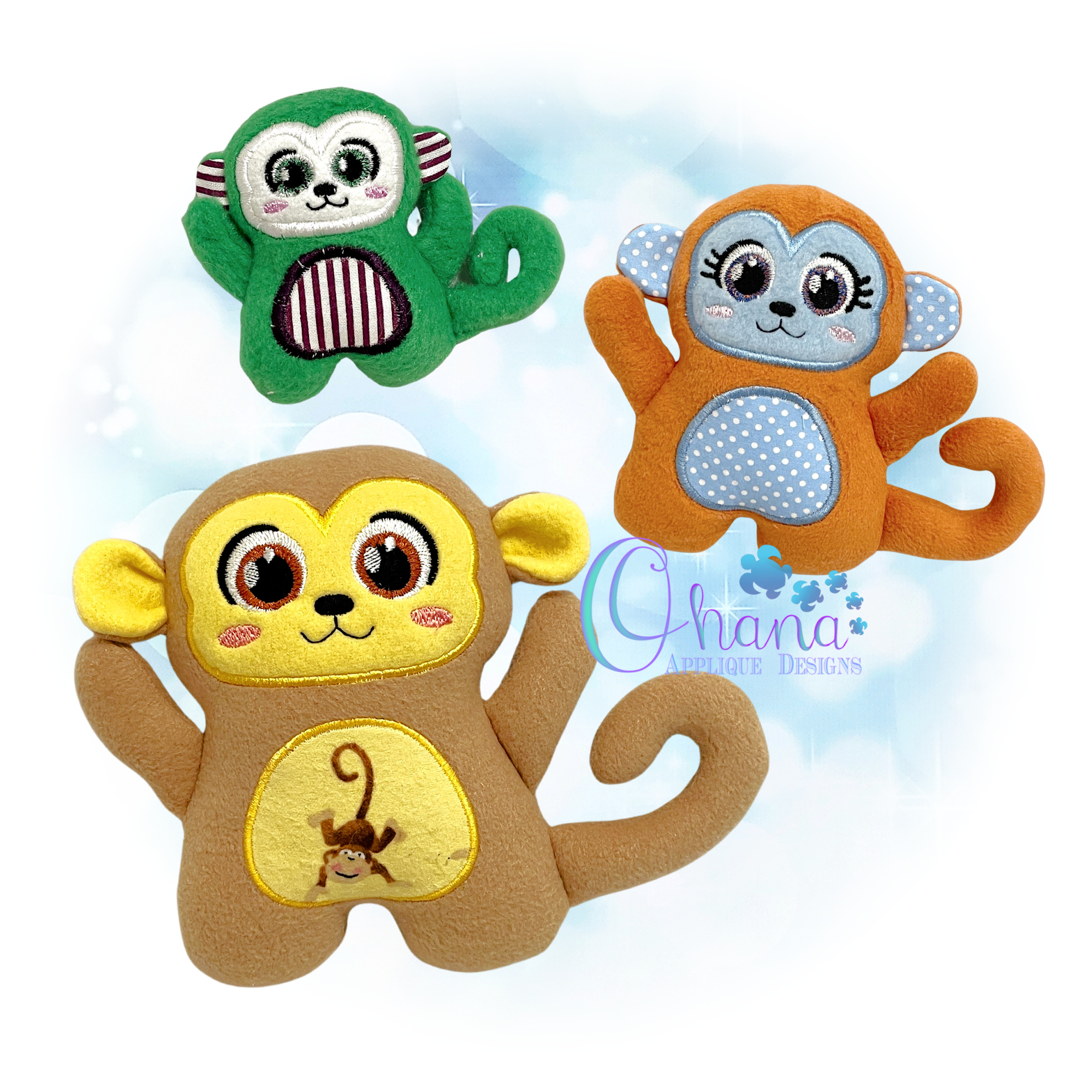 Huggable Monkey Stuffie