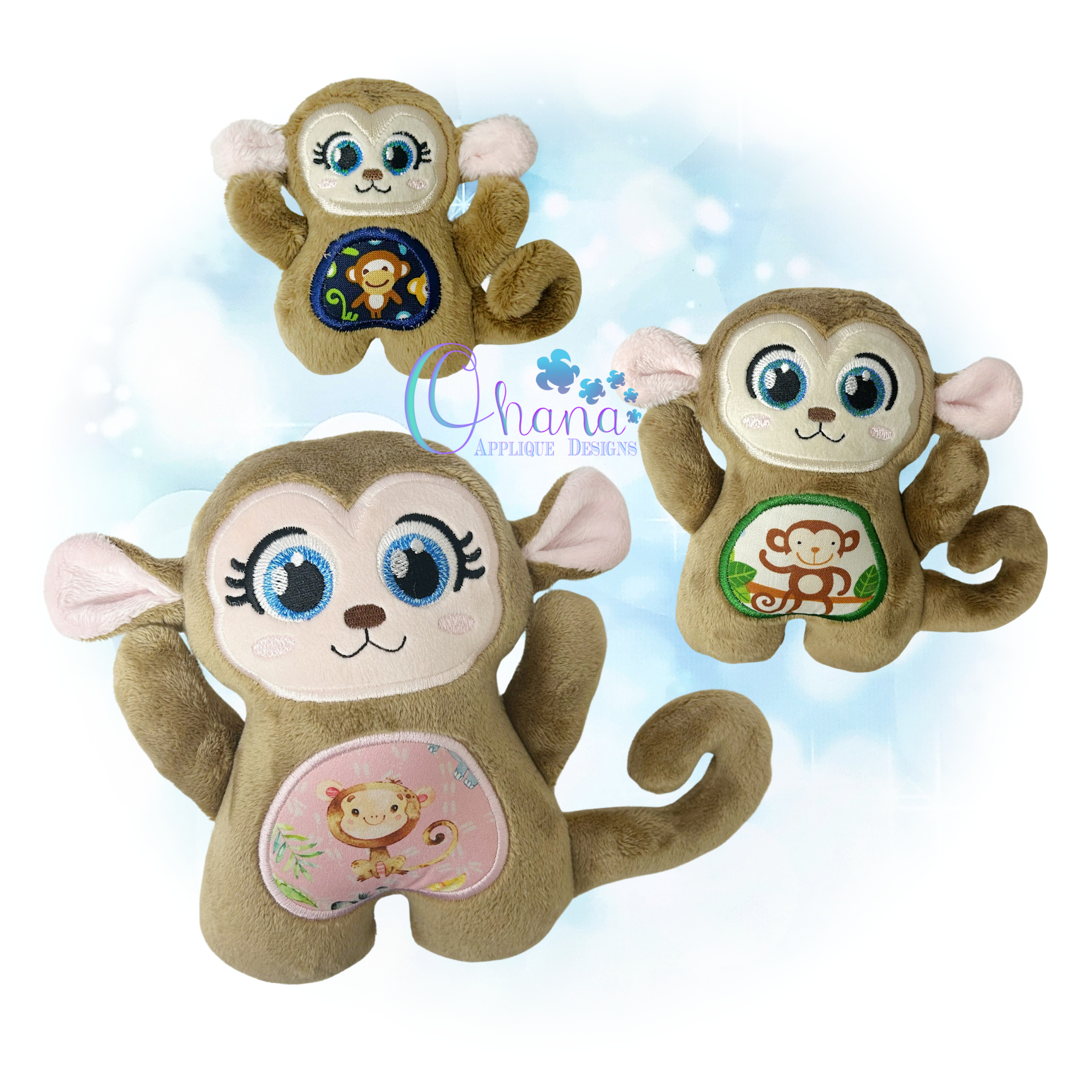 Huggable Monkey Stuffie