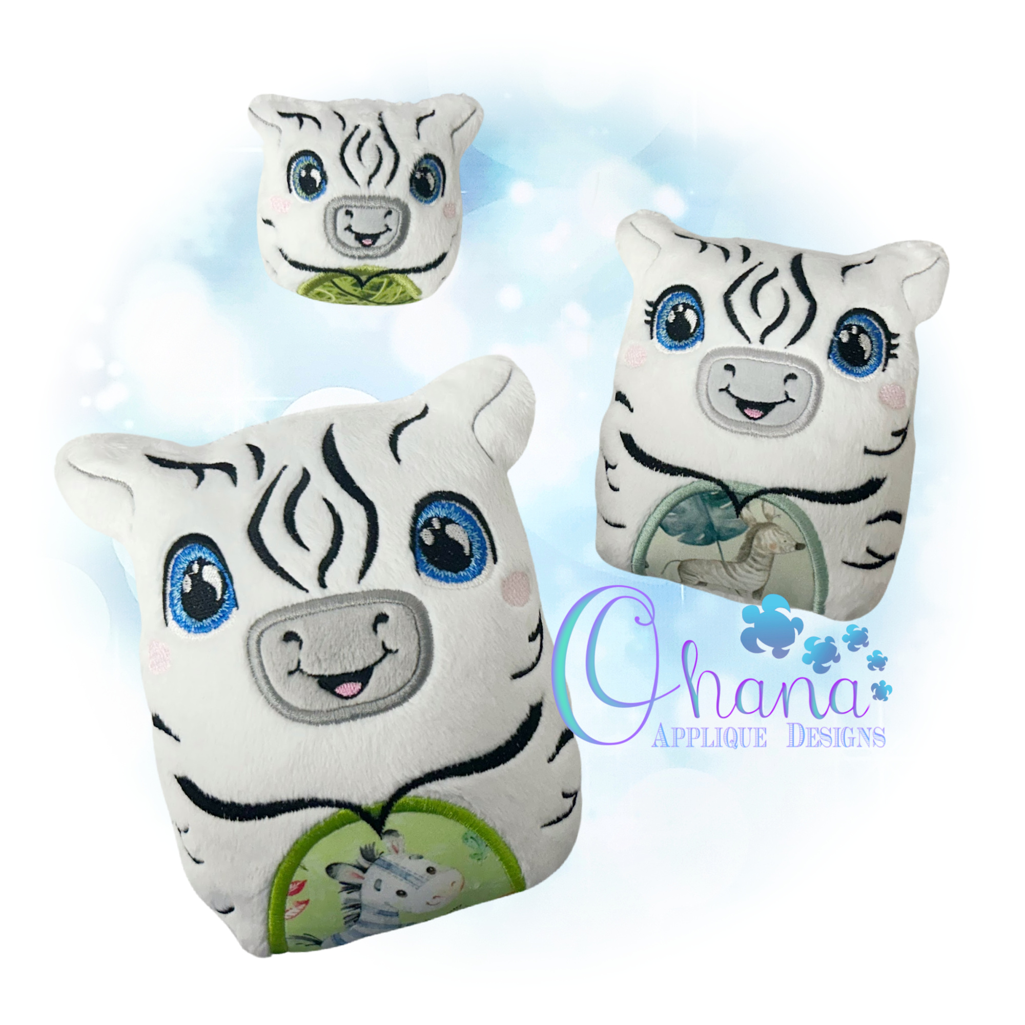 Zebra Eggie Stuffie