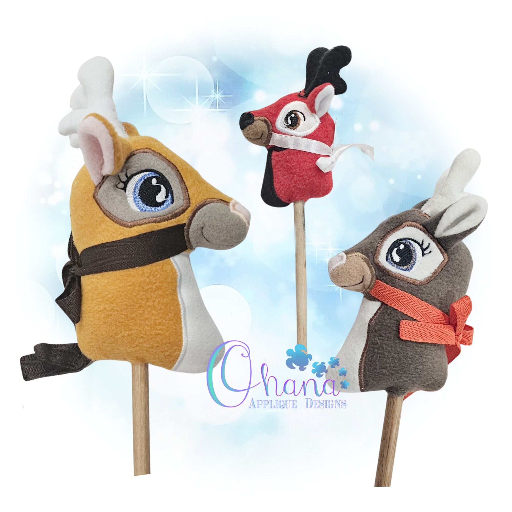 Reindeer Hobby Horse Stuffie