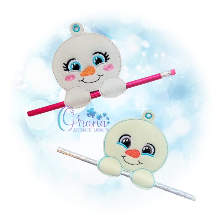 Snowman Single Candy Cane