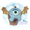OAD 2411 Ball Flying Purple Monster Stuffie 2000 copy Flying Purple Monster Ball
