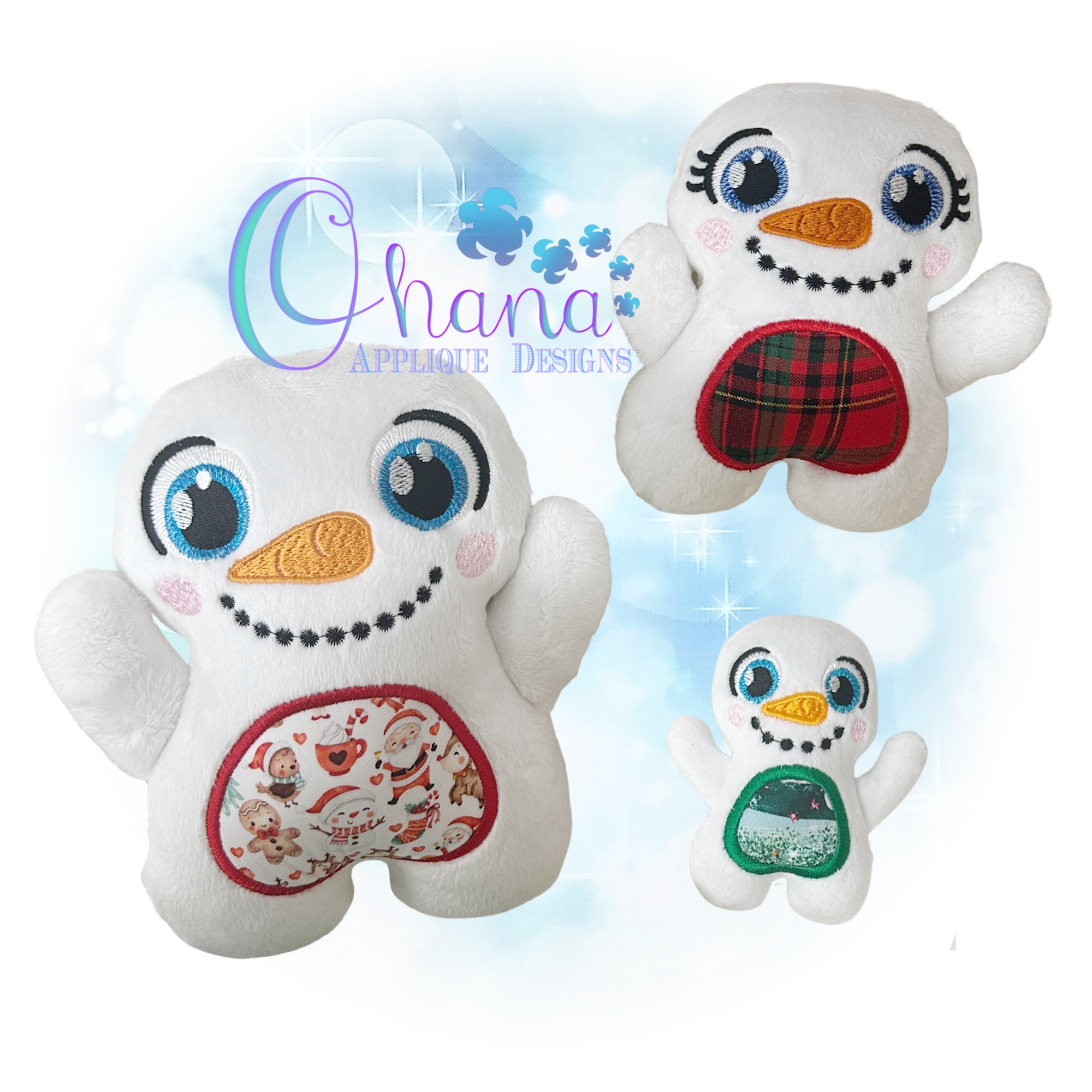 Huggable Snowman Stuffie