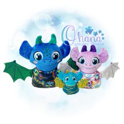 Swaddle Baby Dragon Stuffie