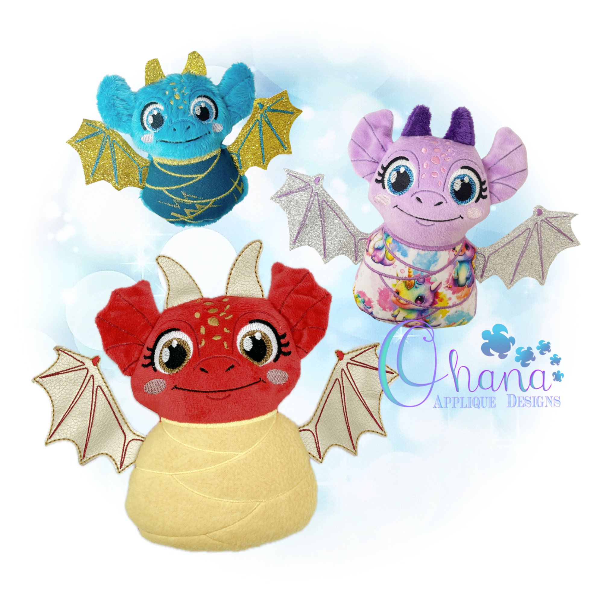 Swaddle Baby Dragon Stuffie