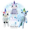 OAD 2411 Unicorn Precious Stitches 2000-2 Precious Stitches Unicorn