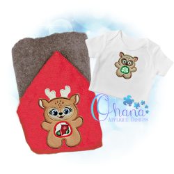 Huggable Reindeer Applique