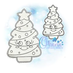 Christmas Tree Flat Coloring