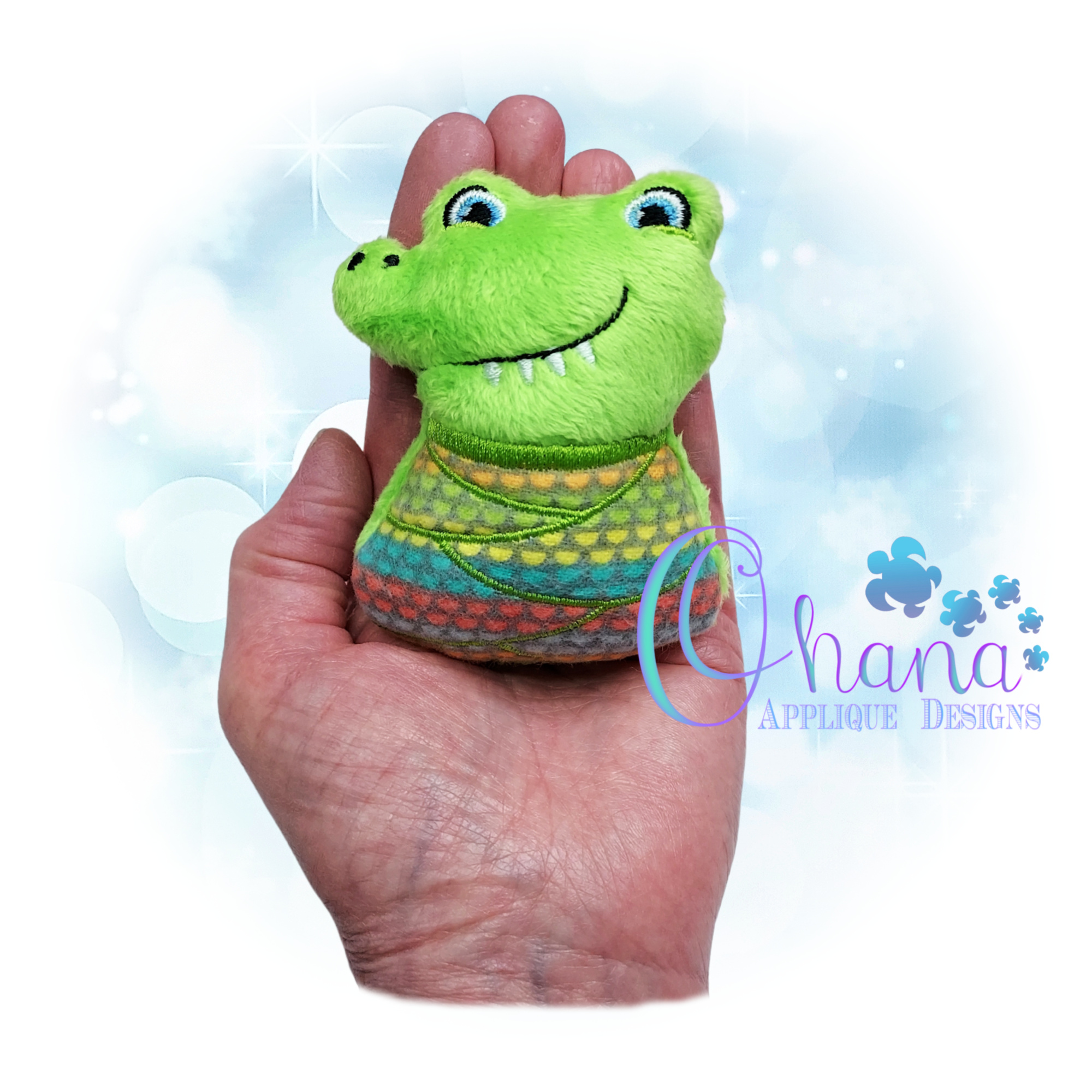 Swaddle Baby Crocodile Stuffie