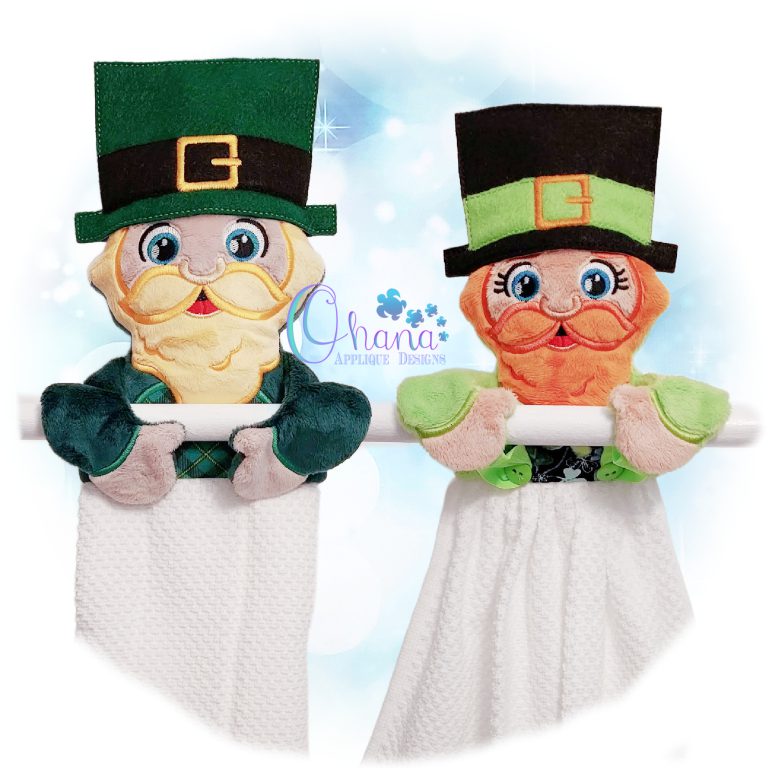 Leprechaun Hand Towel Holder