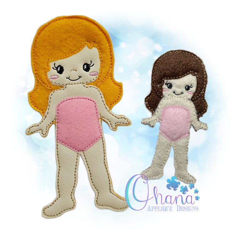 Olivia Unpaper Doll Embroidery