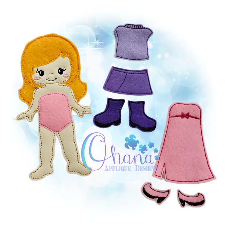 Olivia Unpaper Doll Pack