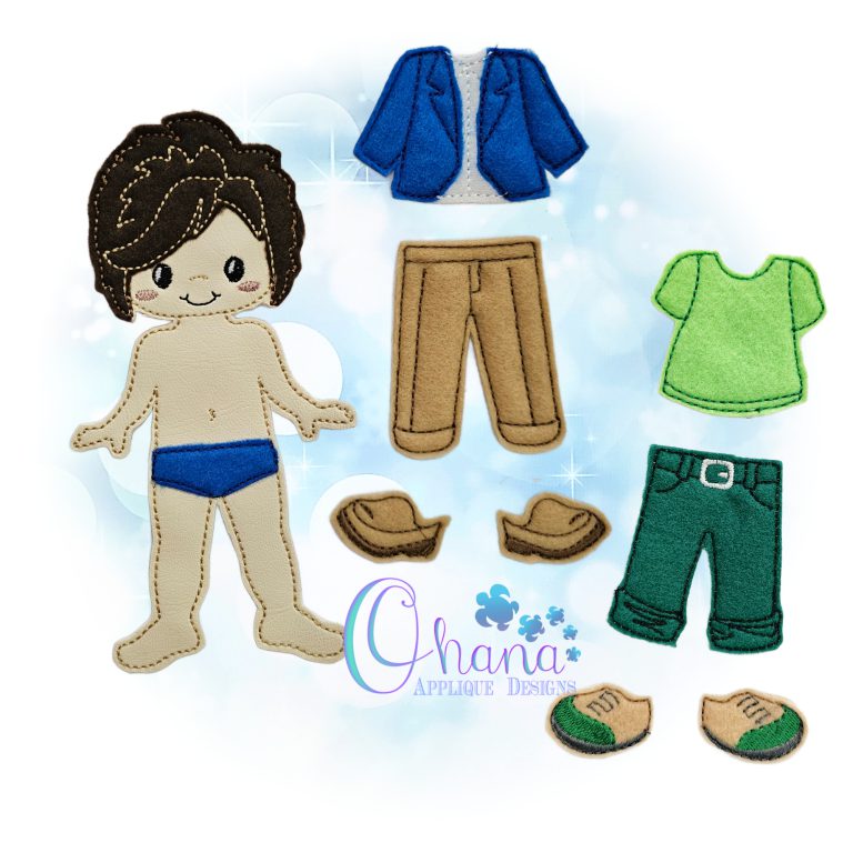 Liam Unpaper Doll Pack