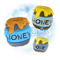 Honey Pot Stuffie Embroidery