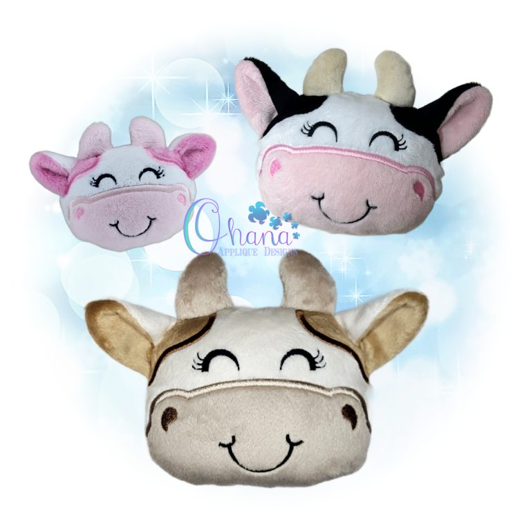Cow Head Pillow Stuffie