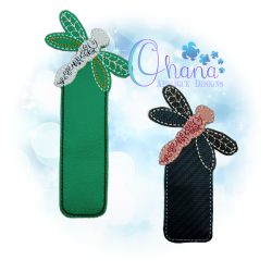 Dragonfly Bookmark Embroidery Design