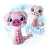 OAD 2502 Huggable Pig Rattle 2000 copy Huggable Pig Rattle