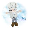 OAD 2503 Chef Doll Stuffie 2000 LA Chef Dress Up Doll