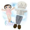 OAD 2503 Chef Doll Stuffie 2000 LA copy Chef Dress Up Doll