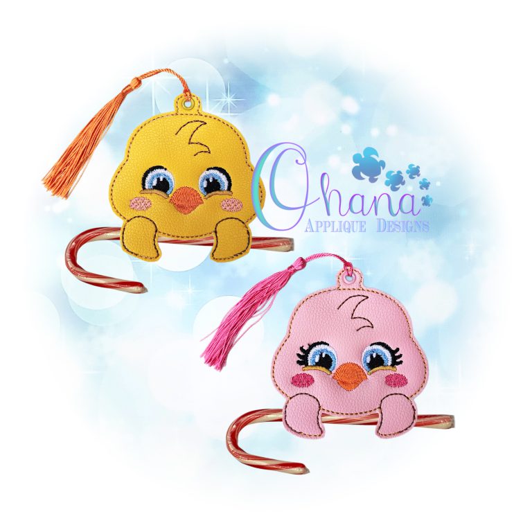 Chick Single Candy Cane