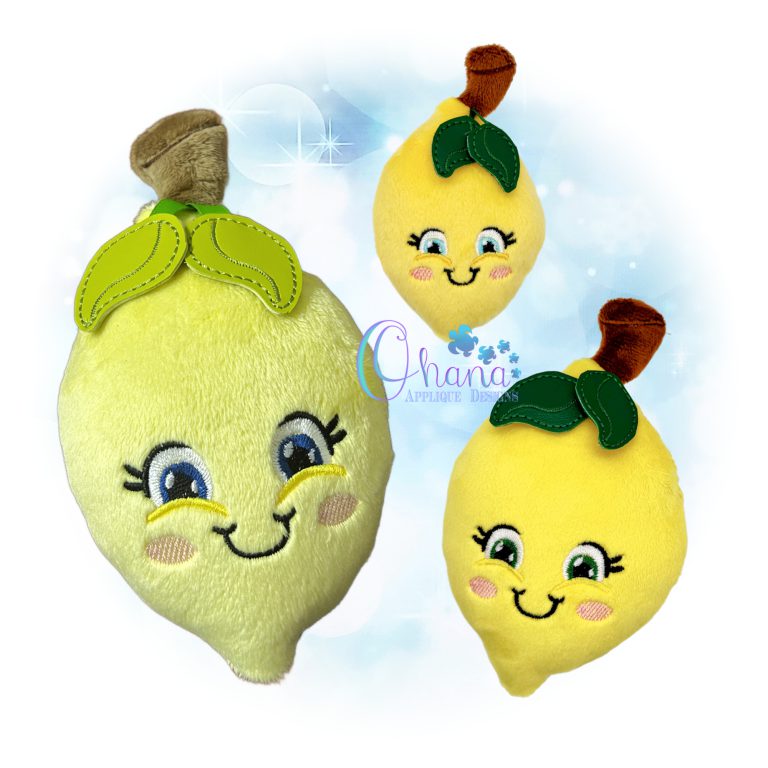 Lemon Stuffie Embroidery Design