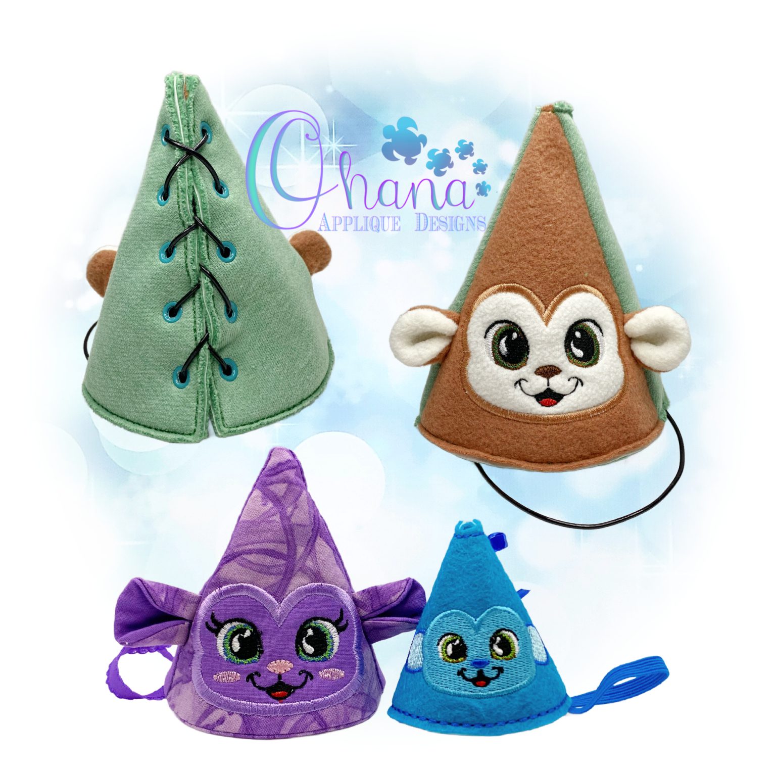 OAD 2503 Monkey PCH 2000 JS Monkey Party Cone Hat