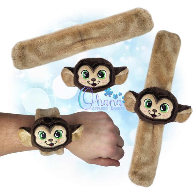 Monkey Slip On Slap Bracelet