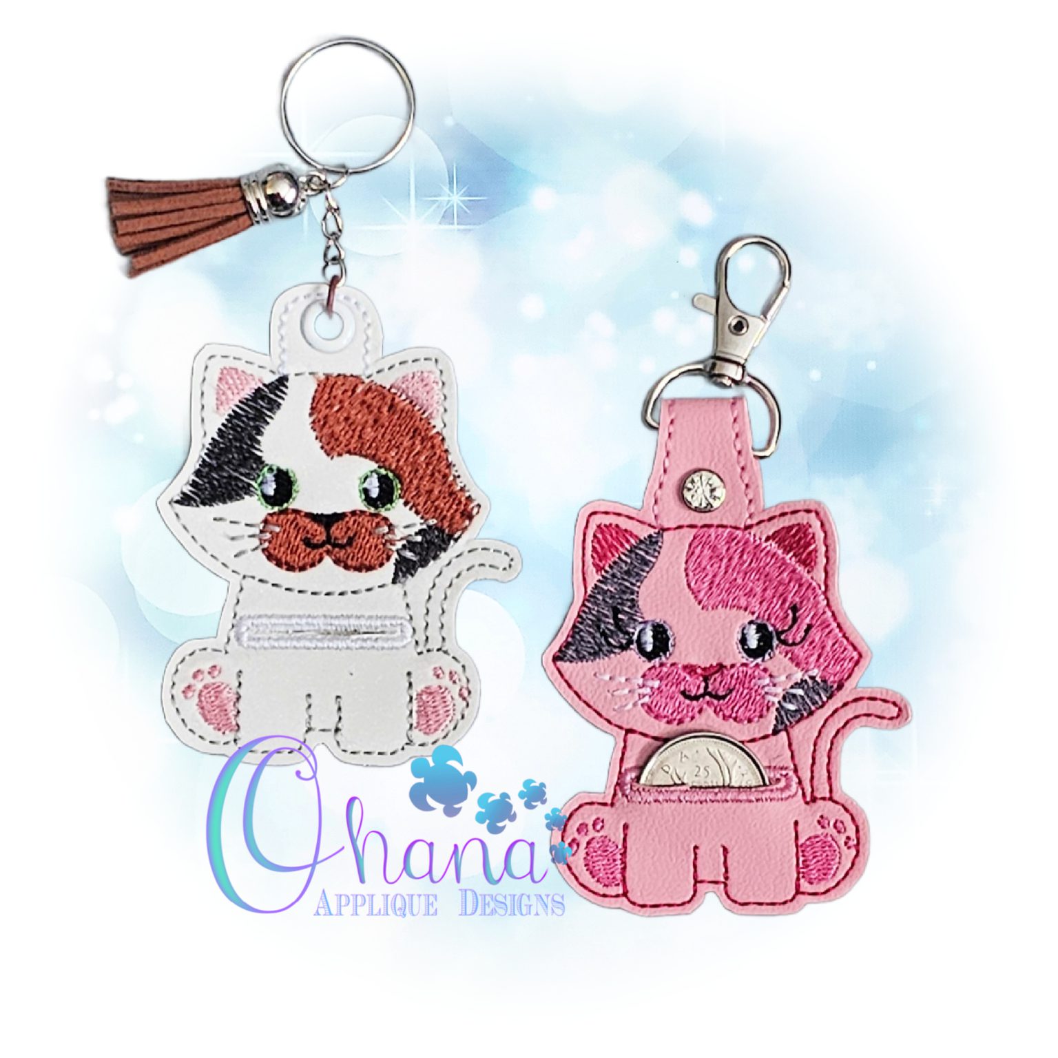 OAD 2504 Calico Cat CK KC 2000 AK Calico Cat Coin Keeper