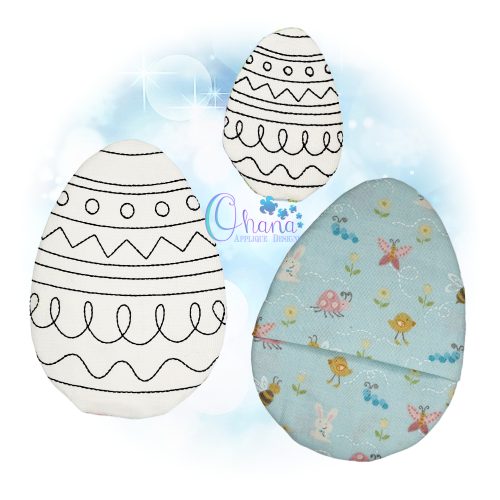 Swirl Fabric Coloring Easter