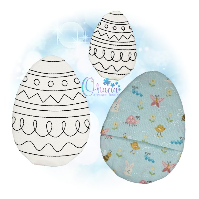 Swirl Fabric Coloring Easter