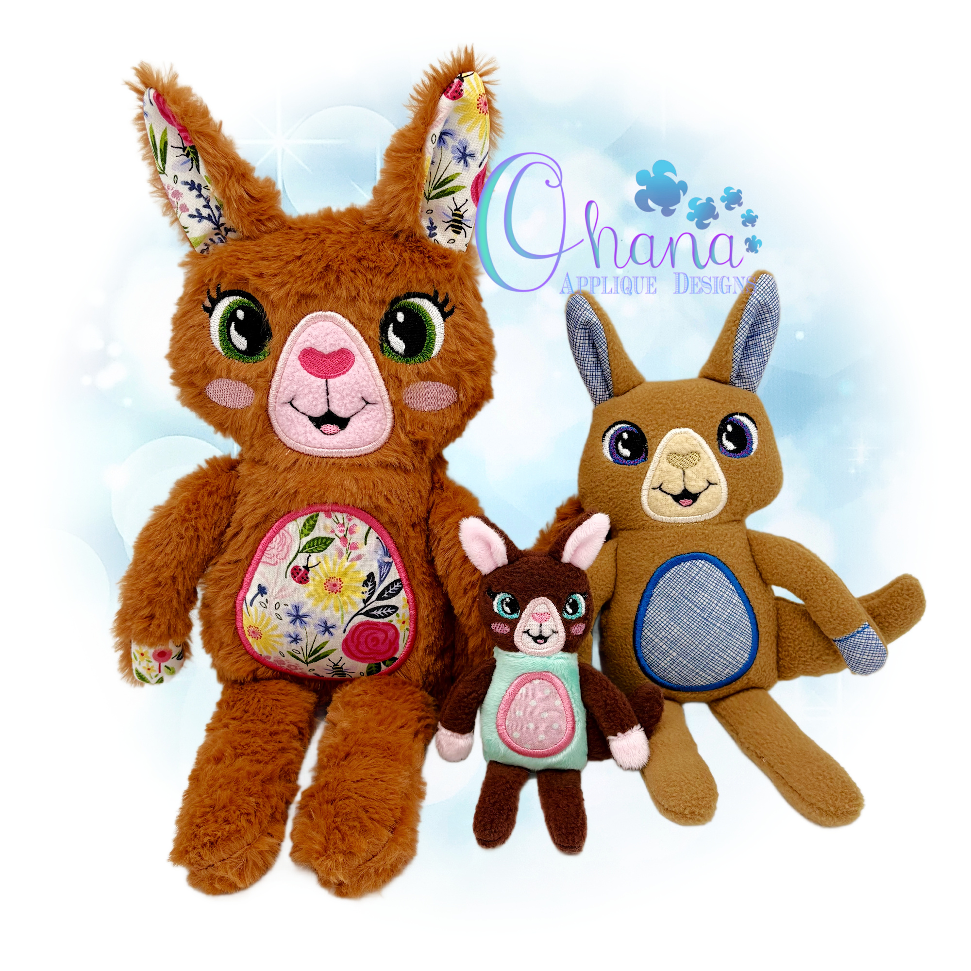 OAD 2506 Kangaroo Rag Doll Stuffie 2000 SR Kangaroo Rag Doll Stuffie
