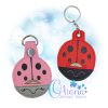 OAD 2506 Ladybug CK KC 2000 SJ Ladybug Coin Keeper Key Chain