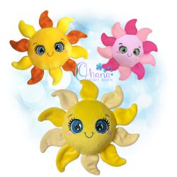 Sun Stuffie Embroidery Design