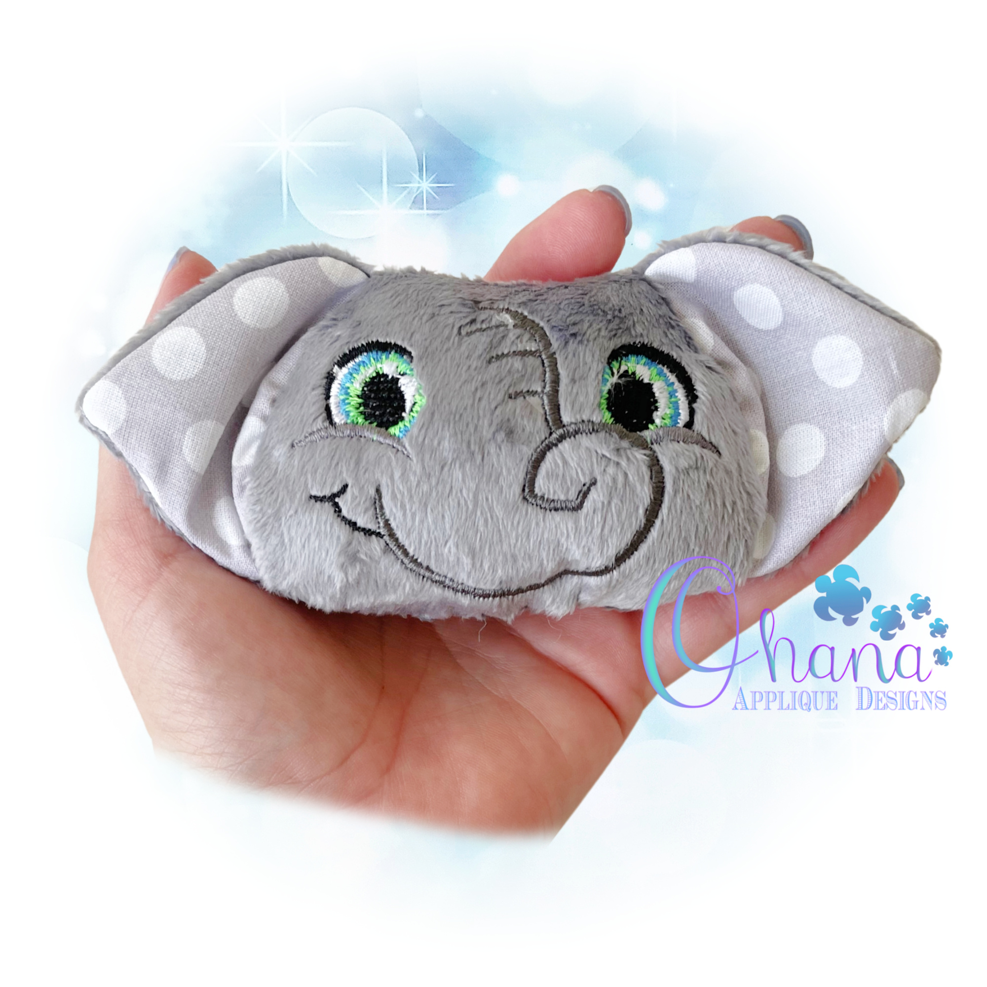 Elephant Head Pillow Stuffie