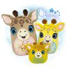 OAD 2507 Giraffe Egglet 2000 LA Giraffe Egglet Stuffie