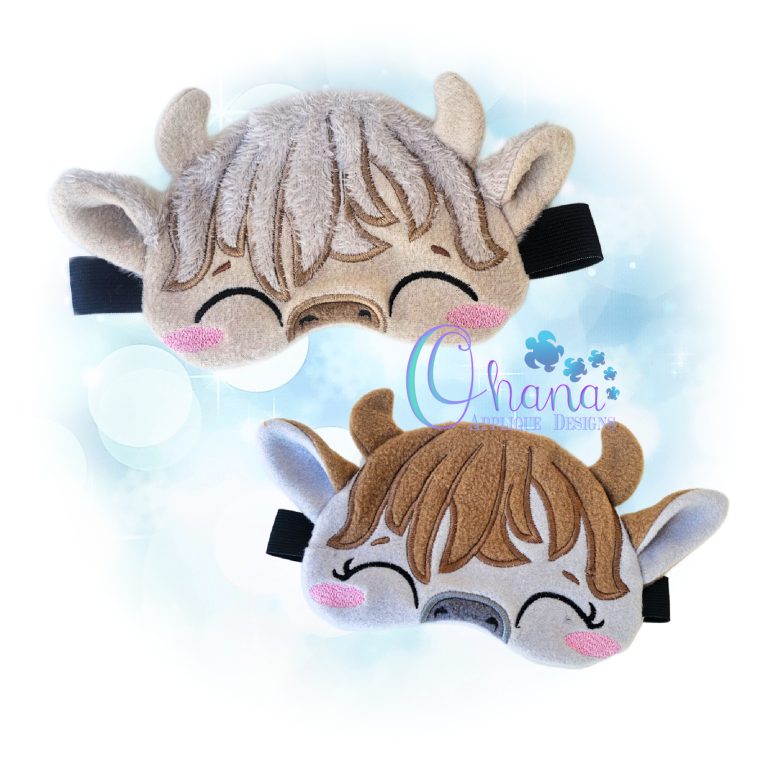 Highland Cow Sleep Mask