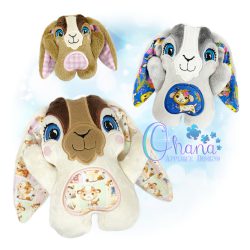 Huggable Goat Stuffie Embroidery