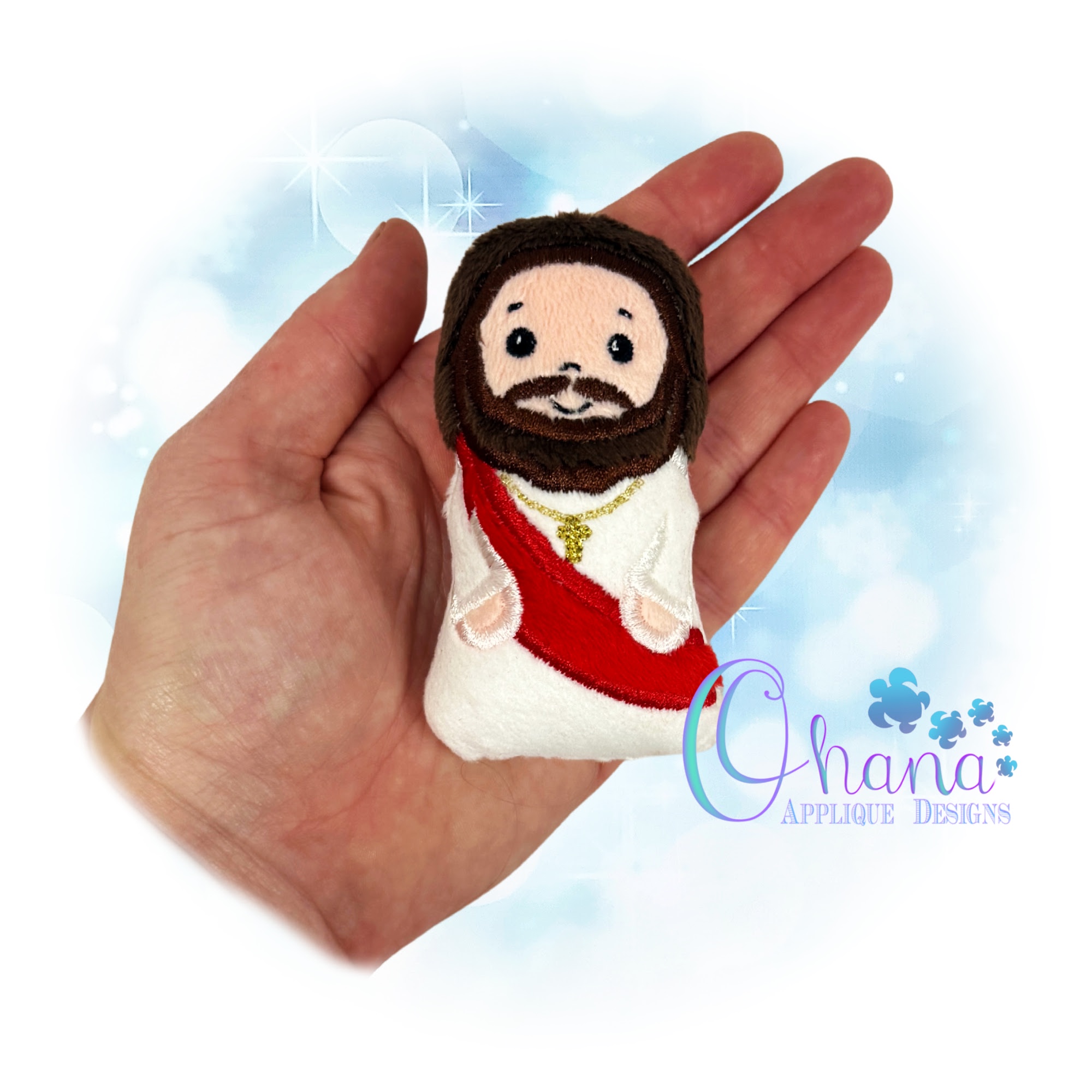 Jesus Stuffie Embroidery Design